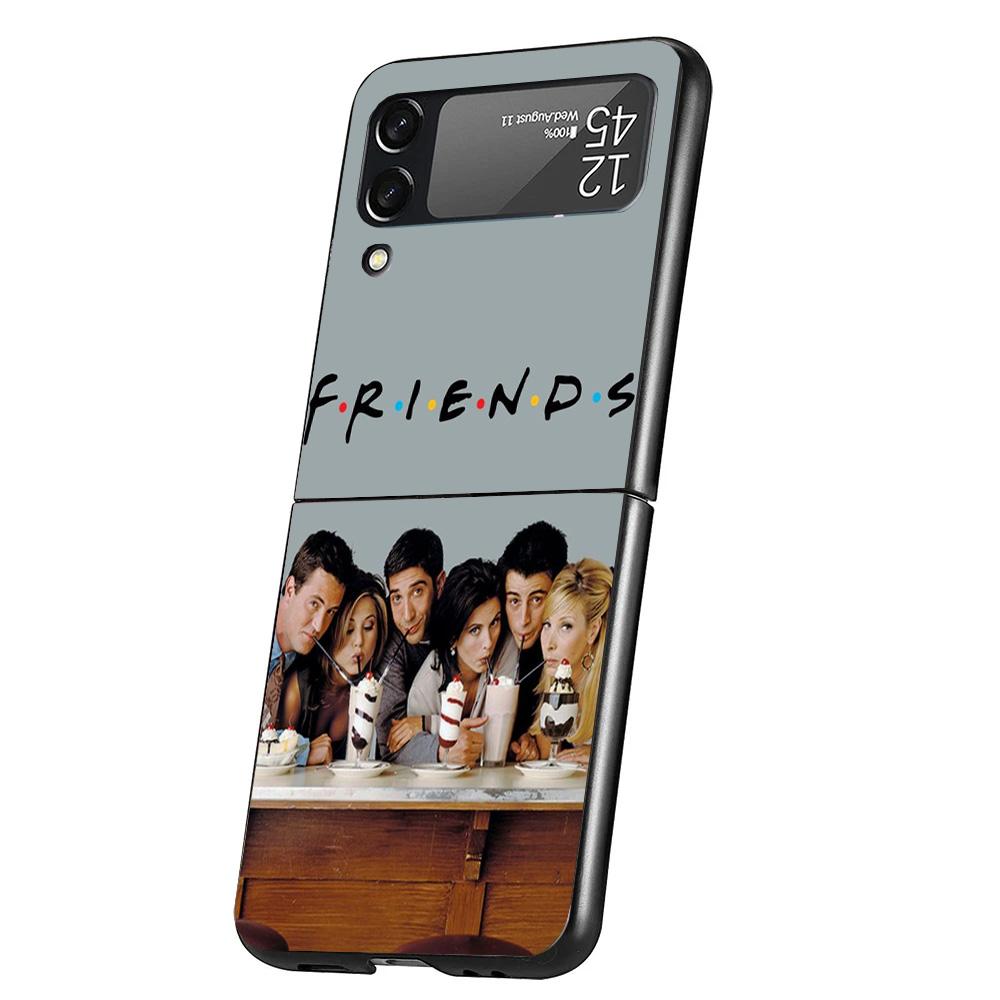 

Friends Tv Show Funny Family Cover Phone Case For Samsung Galaxy Z Flip 7 6 5 4 3 5G Flip7 Flip6 Flip5 Flip4 Flip3 Black Fundas Samsung Z Flip 5