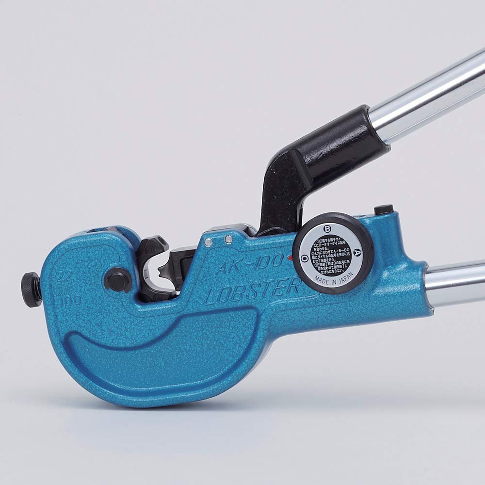 Robtex Heavy Duty Crimping Range of AK100 Tool, Use 22, 38, 60, 80, 100,