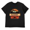 Glacier national park T-Shirt Personalized t-shirt custom t-shirts anime stuff shirts graphic tee t shirt for men