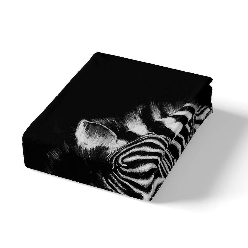 3D Zebra Digital Printing Duvet Set Bedding Set Three-Piece Set