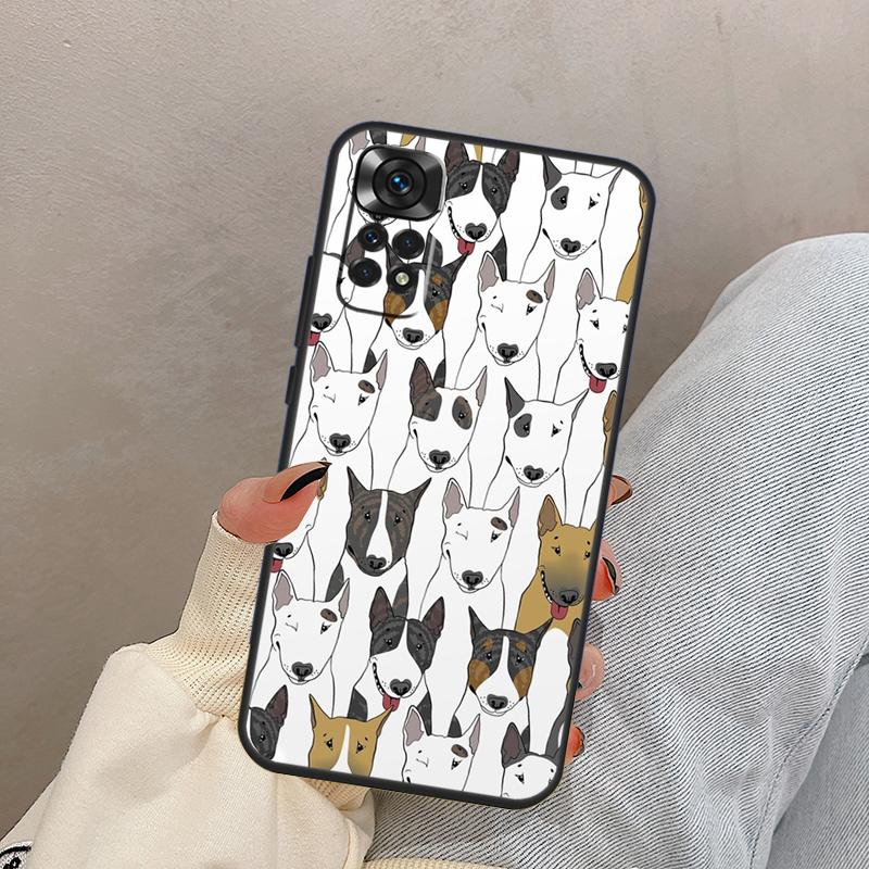 English Bull Terrier Dog For Xiaomi Redmi Note 13 10 12 11 14 15 Pro Plus Case Cover For Redmi 15 13C 12C 14C 10C 15C