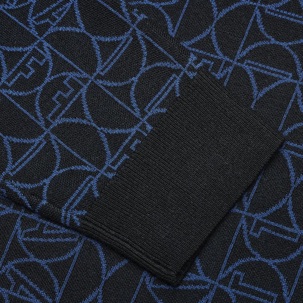 New FILA Sweaters Men's Jet Black F11M412401F-BK