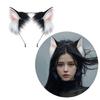 Halloween Cosplay Accessory Headband Furry Tail Cats Costume for Women Masquerade Christmas Halloween Role Play