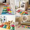 1Pcs Anti Fatigue Kitchen Rugs Spring Print Waterproof Non-Slip Thick Cushioned Kitchen Mat Heavy Duty Comfort Standing Mat for Kitchen