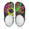 Women Men EVA Clogs Color Printed Breathable Slip On Garden Shoes Lightweight Beach Pool Bathroom Home Sandals Lightweight Wear
