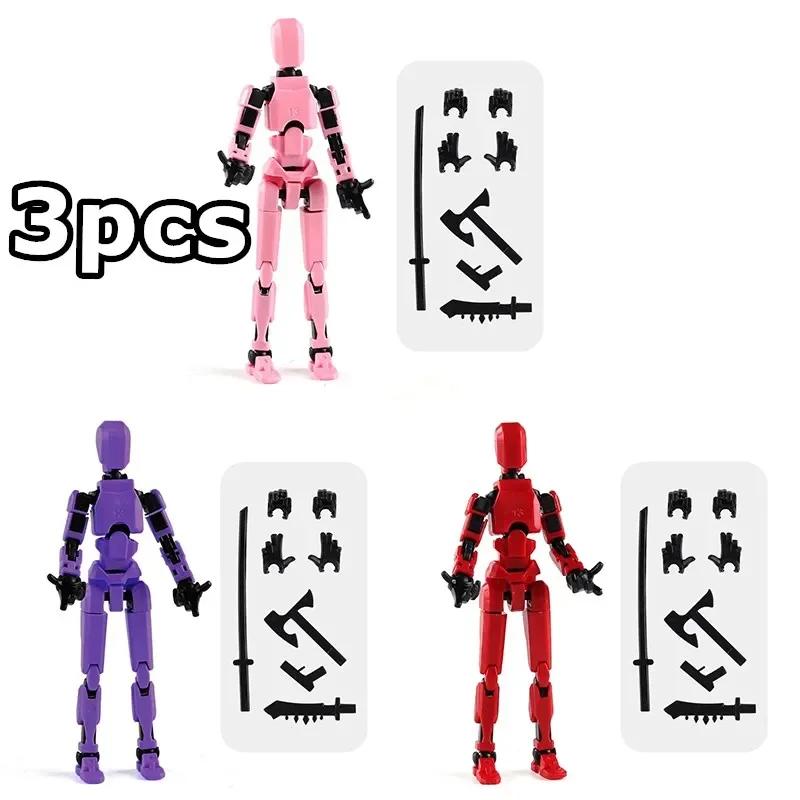 2/3/9PCS-Lucky Puppets 13 Doll,Multiple Styling Combinations Robot Model,Cheap Holiday Gift,Cool Robot Doll Desktop Decoration