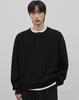WORK ON BODY OFF Koren Semi-Overfit Cable Henley Neck Knit [Black]