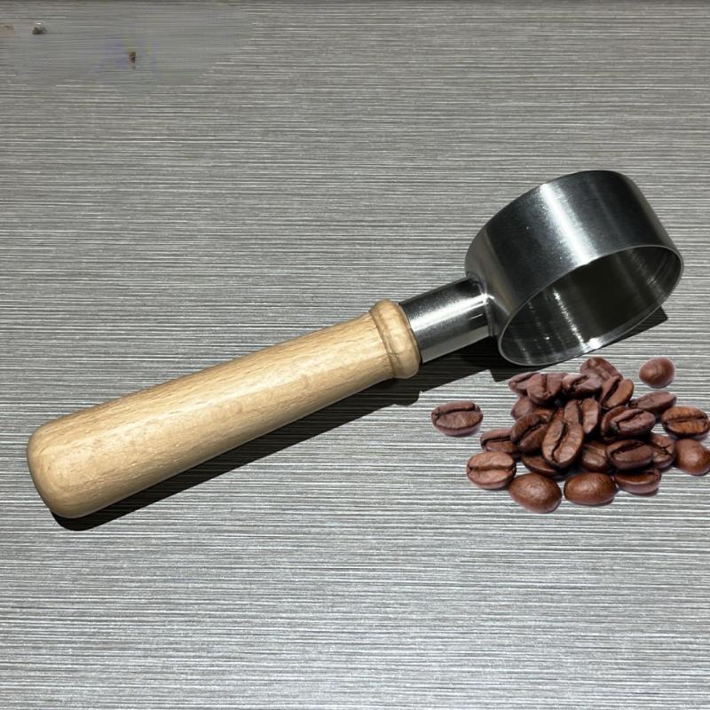 Sugar Spice Measure Spoon Tools 10g Capacity Kitchen Measuring Spoons Wooden Coffee Measuring Tools barista accessories