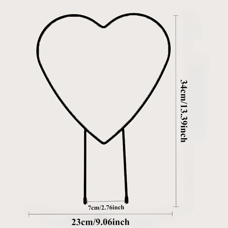 Garden Trellis Iron Climbing Plant Support with Black Rust Proof Coating for Indoor Flower Vine Trellis Plant Accessories