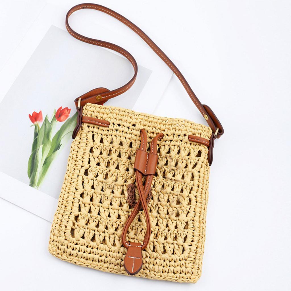 Mode Rattan Webmaterial für Frauen Mädchen Handgemachte Taschen Essentielle Werkzeuge Verstellbarer Riemen Bastelzubehör
