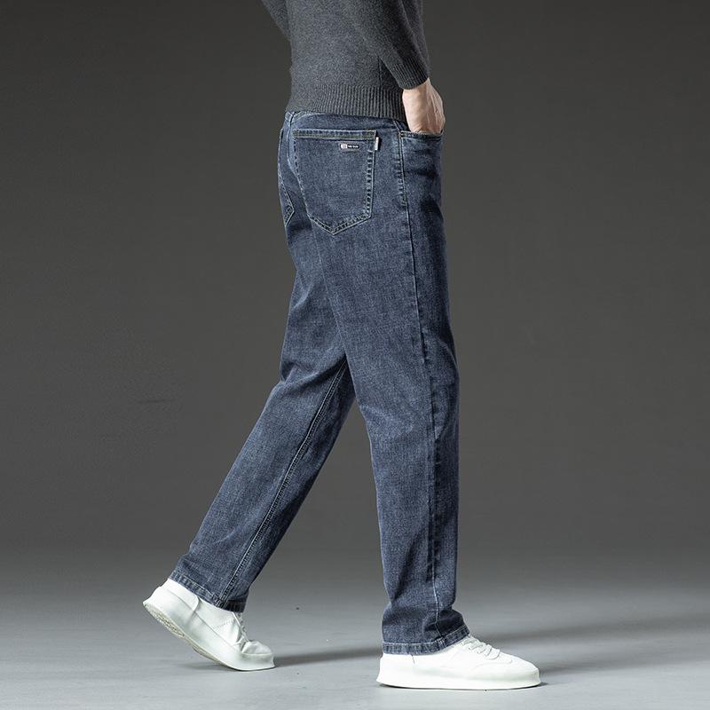 Straight-leg Jeans For Men, American Style, Loose, Thick, Korean Style, Fashionable, Versatile Casual Trousers, Men's Spring And Autumn Trousers