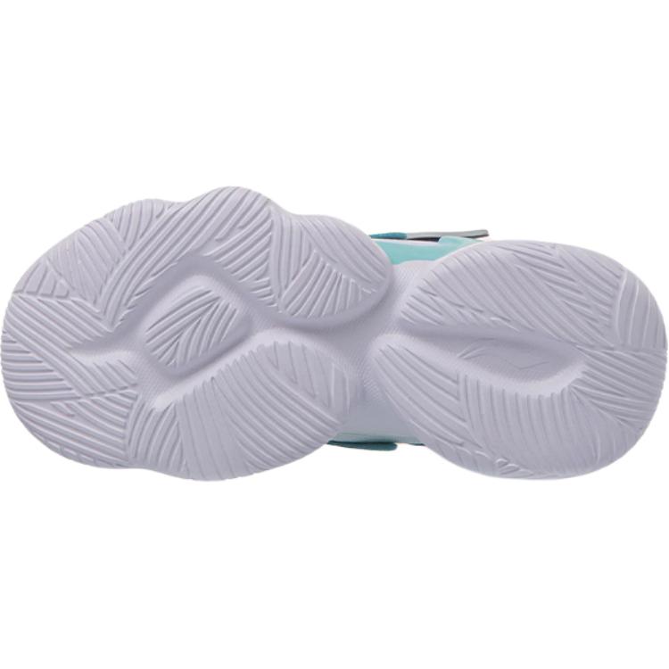 Li Ning Kids Non-Slip Wear-Resistant Low-Top Casual Shoes Kids Casual Shoes White Blue YKNR090-3