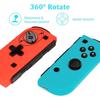 TechKen Switch Joycon Controller for Nintendo Switch Console, Wireless L/R Remote Gamepad Joystick Dual Shock Replacement for Joy Con(Neon R