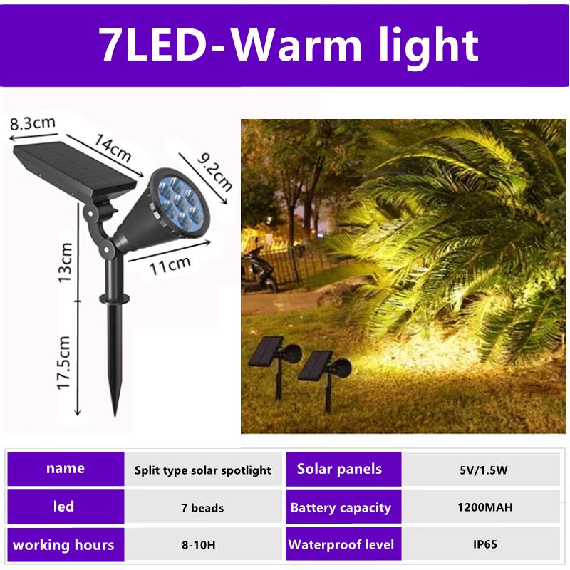 Unique Design 18 Led Spot Light Waterproof Garden Led Solar Stake Spotlight For Pathway Landscape Lawn Outdoor Decor