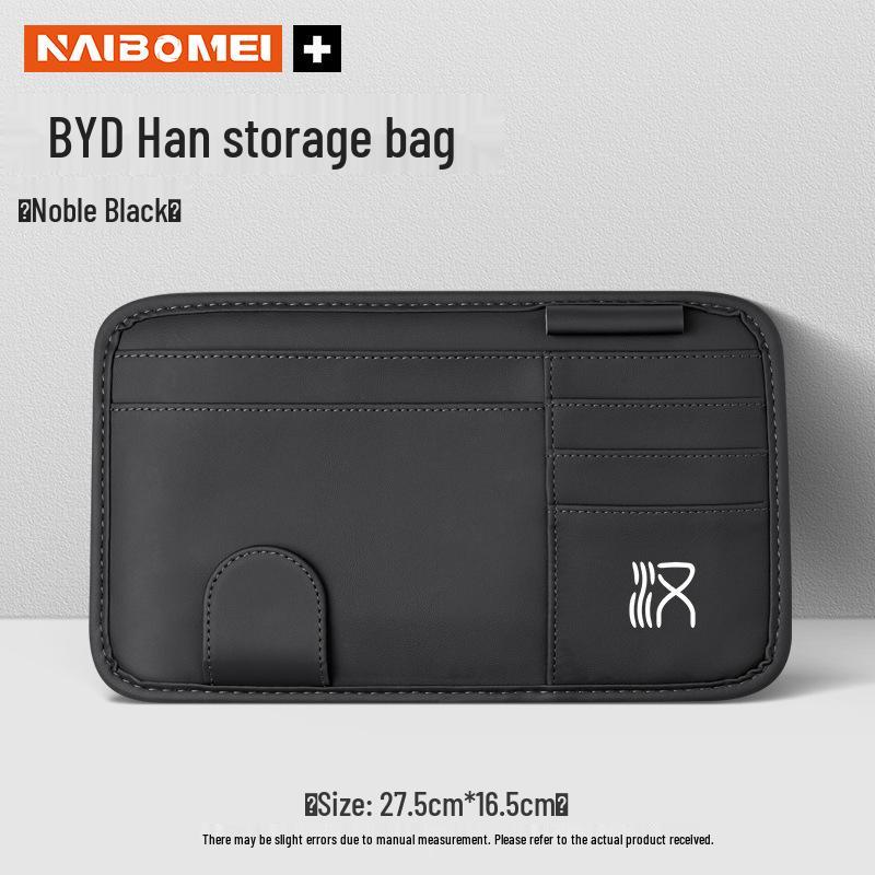 BYD Han EV Sun Visor Glasses Holder & Card Organizer