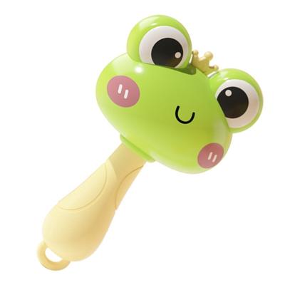 Handlicher Rassel für Babys, Cartoon-Entenform, Geschenk für Neugeborene, lustige Aktivität, Baby-Rassel für 0-12 Monate, sensorisches Spielzeug