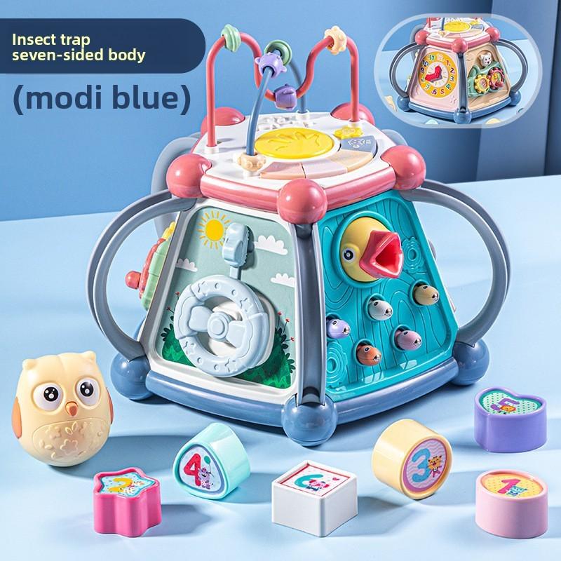 Multifunction Baby Toy With Hammer And Fishing Game For Kids Interactive Play