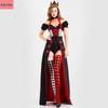 Red Heart Queen European & American Halloween Costume: Witch, Vampire, Clown