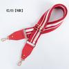 140cm Canvas Striped Bag Straps Crossbody Shoulder Bag Strap Adjustable Replacement Handbag Belts Band Accessories Gold Buckle