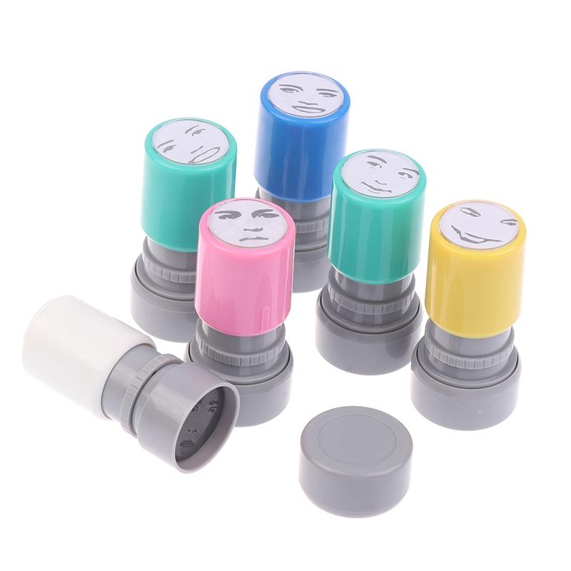 Personagens de Desenho Animado Divertidos Expressões Selo Positivo Tipo Prensa Carimbos de Planejador Kpop Anime Ação Carimbo de Tinta Presente para Fãs