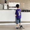 Boys' Summer Mid-Length Denim Shorts