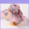 Floral Sun Hat For Women With Large Brim Foldable Uv Protection For Spring Summer Outdoor Wear