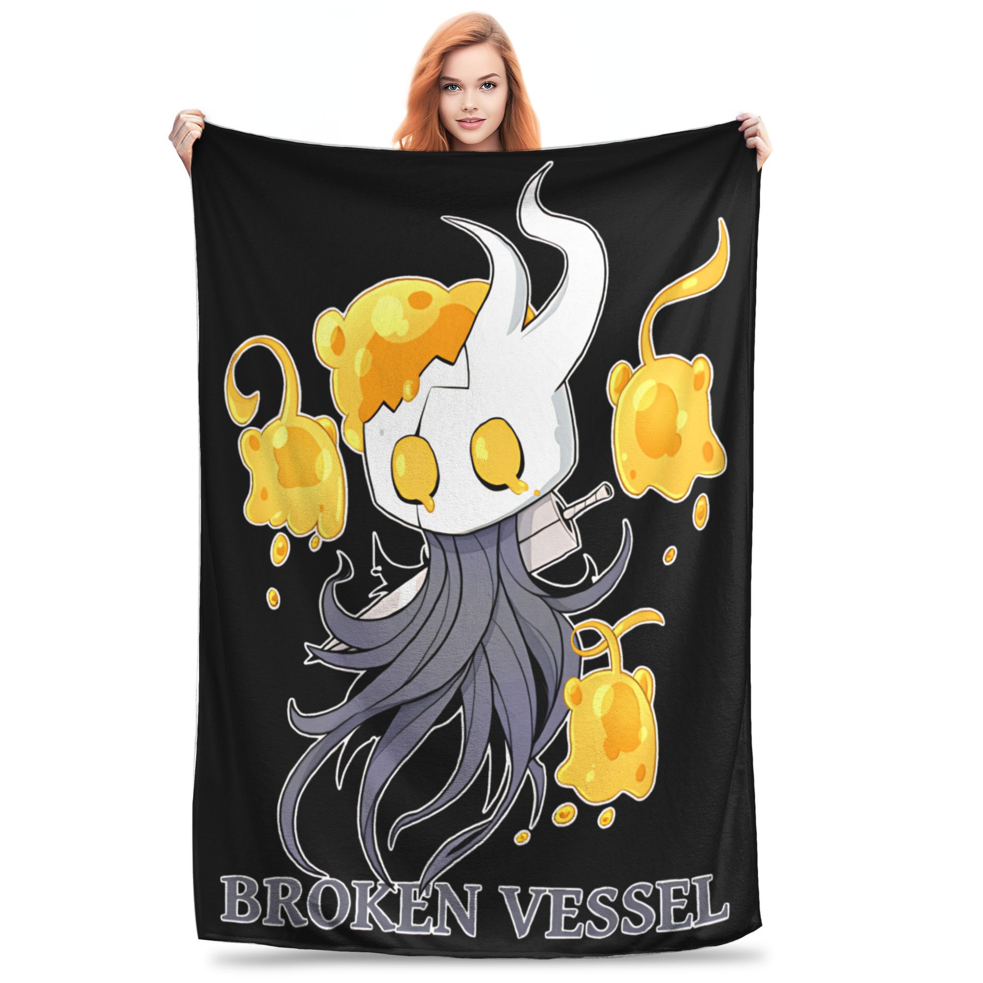 Broken Vessel Hollow Knight  Blankets Flannel  Comfortable Soft Throw Blanket for Sofa Bedspread 130x150cm