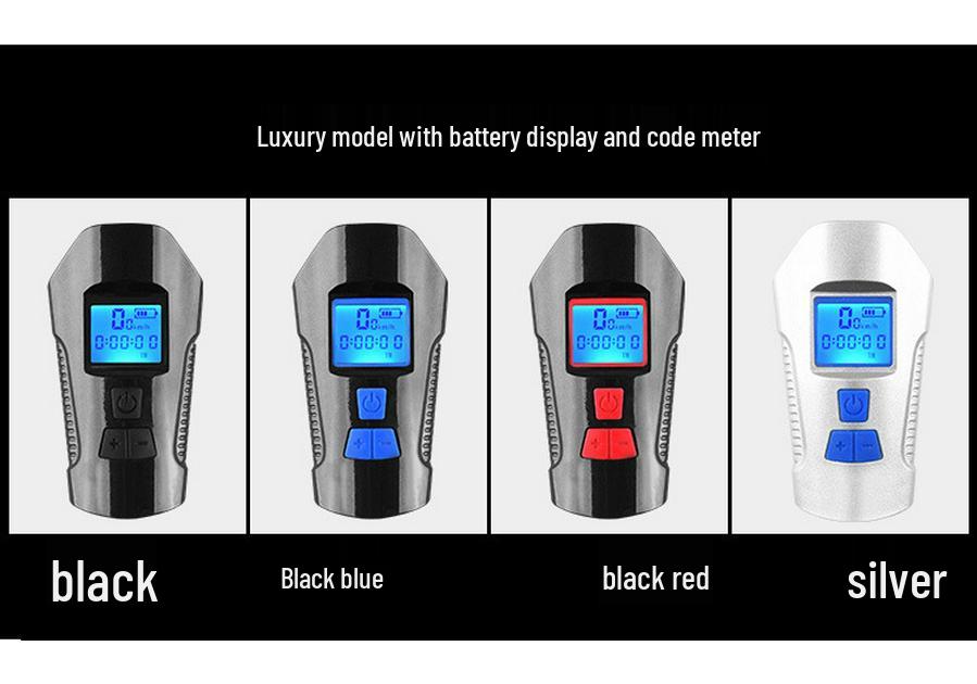 Compteur de Vélo Intelligent & Lumière Rechargeables par USB - Accessoire pour VTT