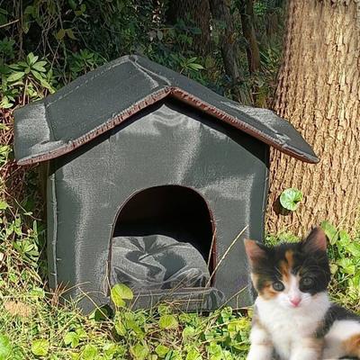 Dog House Outdoor Cat Winter Cat House Dog House Easy To Clean Waterproof Foldable Cat Litter Tent Outdoor Cat Or Dog House