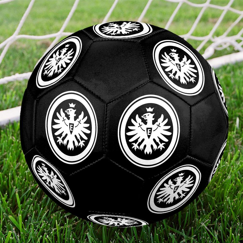 Eintracht Frankfurt FC Size 5 Soccer Ball, Machine-Stitched PVC, Durable & High Bounce, All Ages Fit, Fan Merchandise, Matches & Outdoor Use.