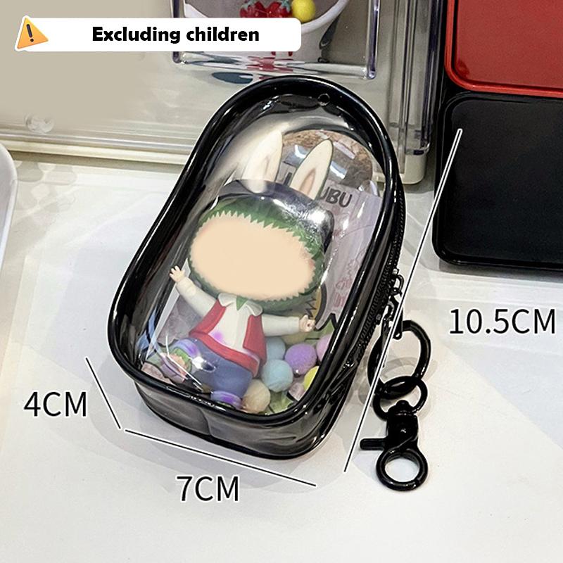 

Прозрачная сумка из ПВХ для улицы, брелок, сумка-сюрприз для демонстрации кукол, пылезащитные сумки-органайзеры, классические сумки для хранения кукол