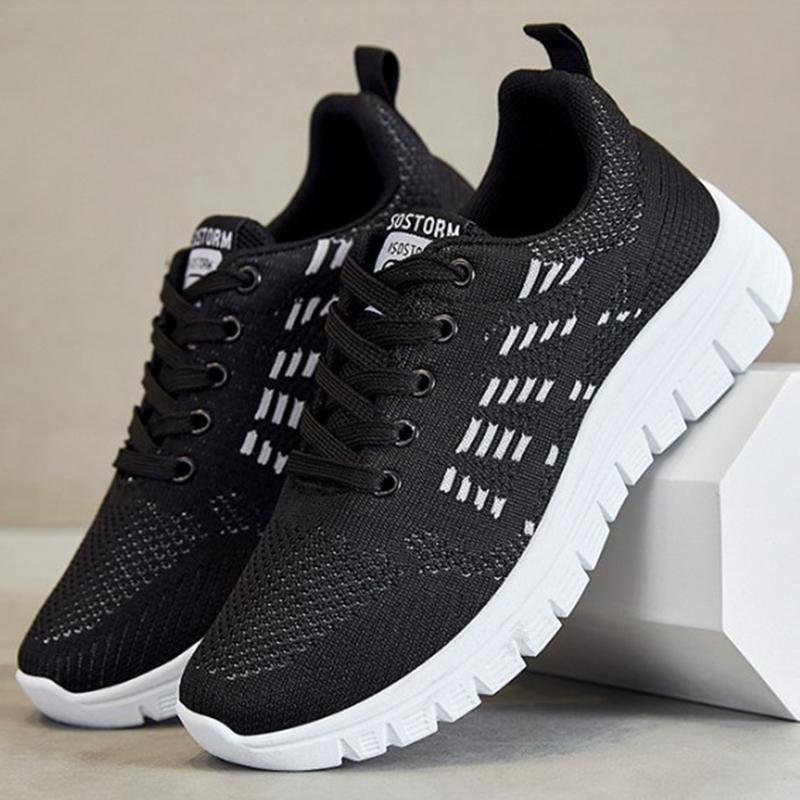 Women Running Shoes Breathable Casual Shoes Outdoor Light Weight White Tenis Sports Shoes Casual Walking Sneakers For Wamen