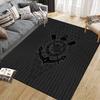 Cardiff City FC Flannel Pattern Square Carpet,Area Rug,Carpet Rug for Living Room Bedroom Sofa Playroom Decor,Non-slip Floor Mat