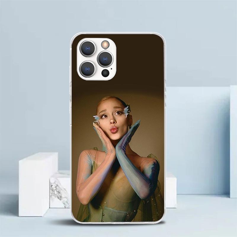 

A-Ariana G-Grande Soft Cover for iPhone 16 17 Air 15 14 Pro Max 16E Phone Case 13 Mini 12 11 7 SE 8 Print Pattern Fit Cases 16 1 iPhone 17