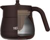 Teiera Termos Isolata Sottovuoto con Filtro 450ml Marrone TTE-450 BW
