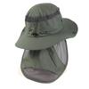 North Hat for Sun Shield Water UV Removable Chin Time KM [The Face] Kids, Hat, Repellent, Protection, Strap, Green,