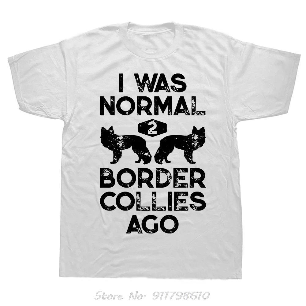 Just Throw Funny Border Collie Dog Lover Men's Clothing Summer Fitness T Shirt Style Oversized T-shirt Streetwear Cotton Tshirt