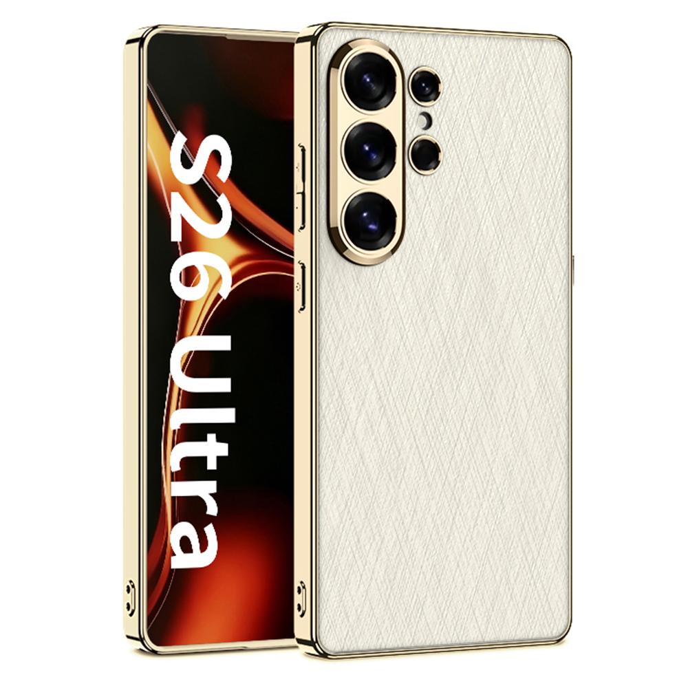 GKK For Samsung Galaxy S26 Ultra Case Electroplated PC + PU + TPU Phone Back Cover