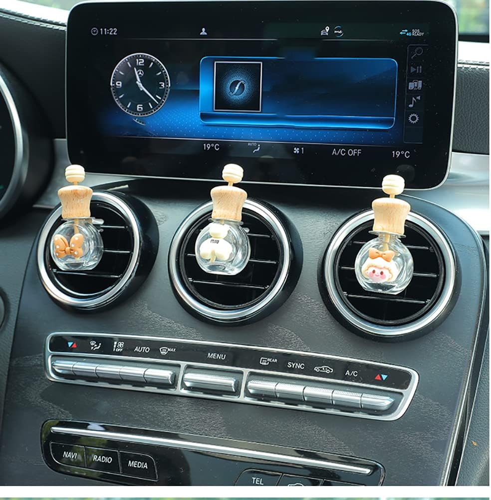 1-60PCS Car Air Vent Perfume Clip 360° Rotatable Air Vent Fragrance Diffuser DIY Car Accessories Interior Decoration