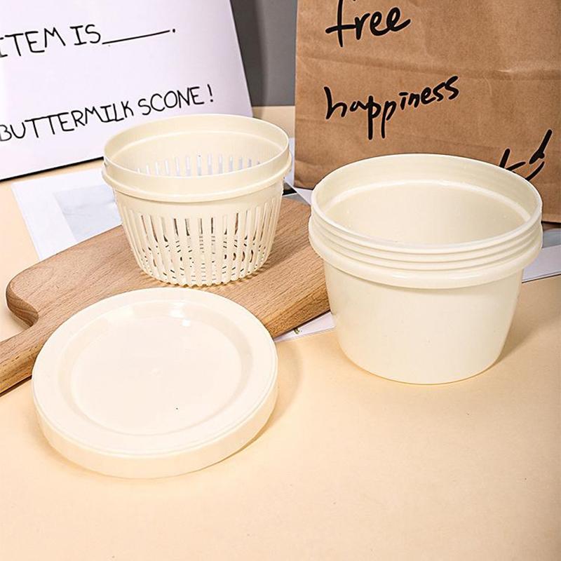 Fresh Keeping Box Of Onion Ginger Garlic Kitchen Vegetable Plastic Refrigerator Sealed Storage Scallion Drain Box