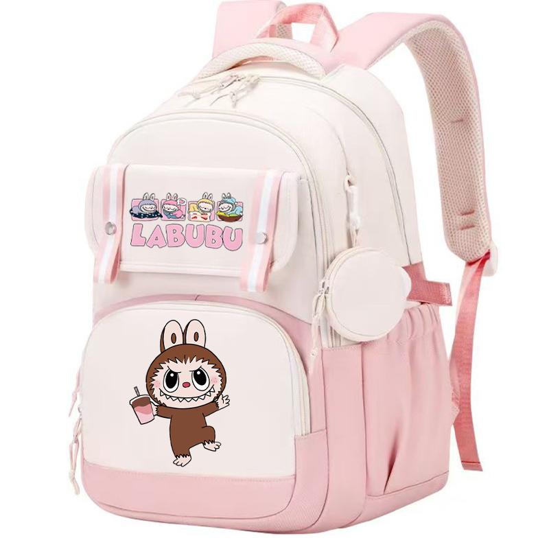 Cute Printed Backpack Teenager Student Shcoolbag Bookbag Knapsack Girl with Coin Purse Casual Bag Men Women Laptop Bag Mochila