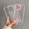 Fashion Luxury Cute Clear Phone Case for iPhone 16 Pro Max 15 14 Plus 13 16E Shockproof Transparent TPU Cover Slim Protective