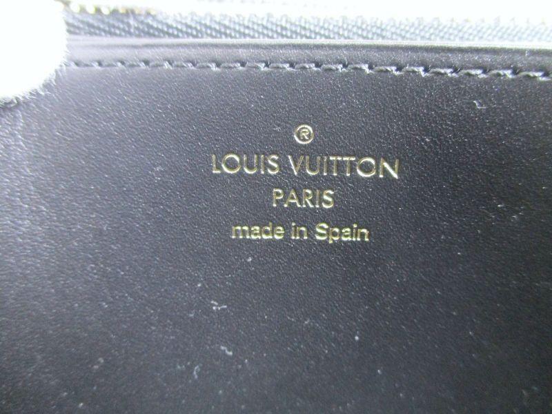 Authentic LOUIS VUITTON Monogram Brown Leather Trunk Time Zippy Wallet #a064  Refurbished