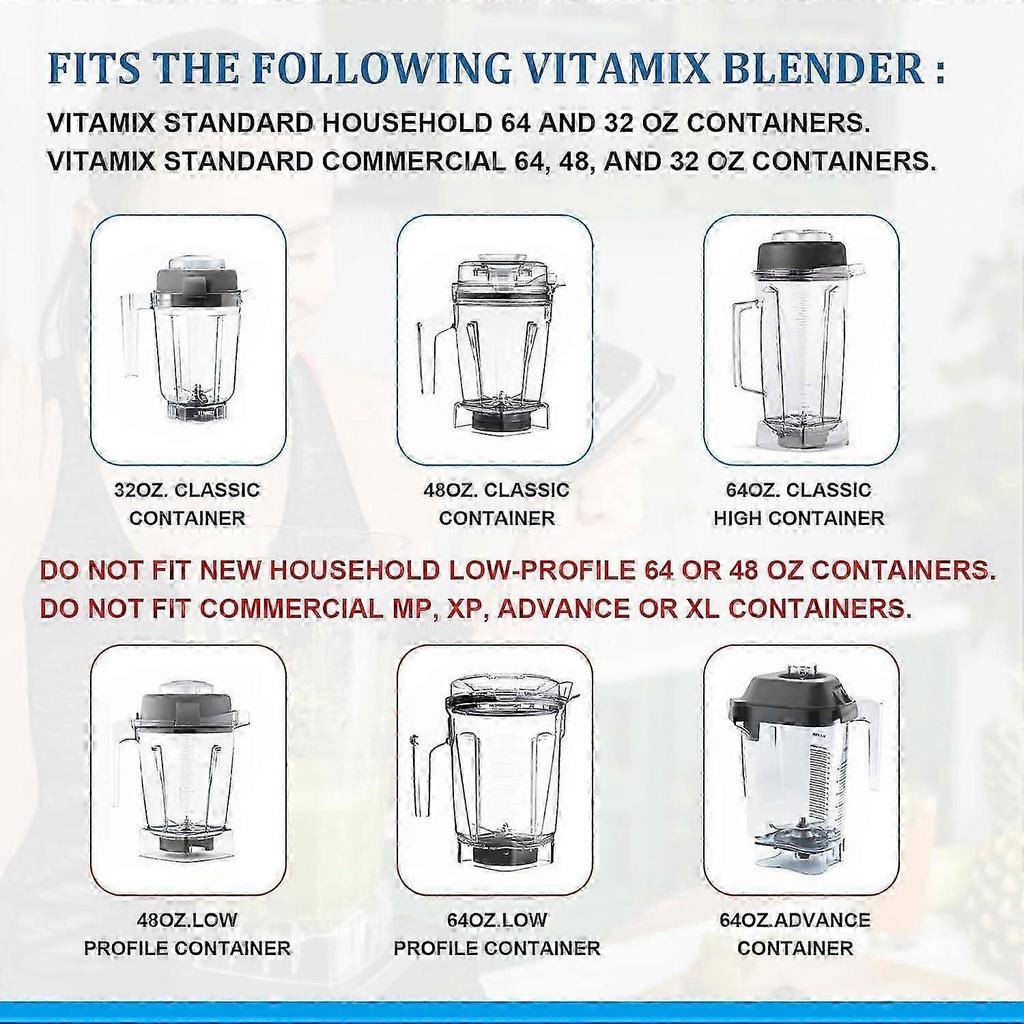 Náhradní mokrý nůž pro mixér Vitamix řady 5200, pro nádoby 64oz