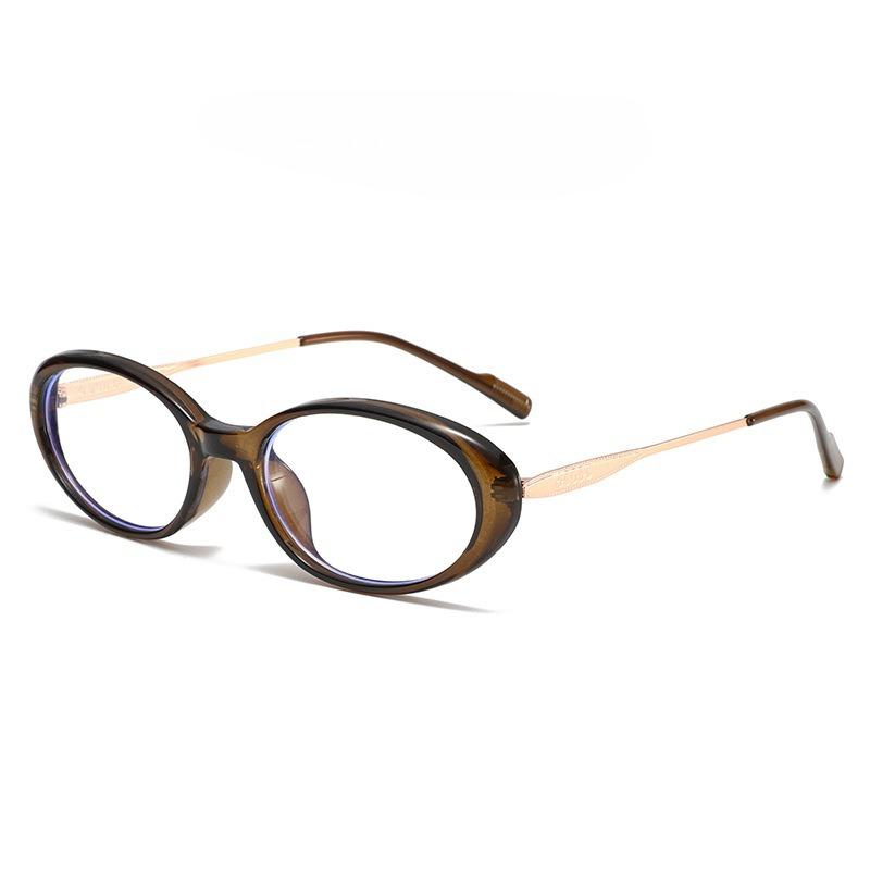 2026 New Fashion HD Elliptical Frame Women's Reading Glasses Ultra Light Neutral High Quality Cat Eye Anti Blue Light Glasses