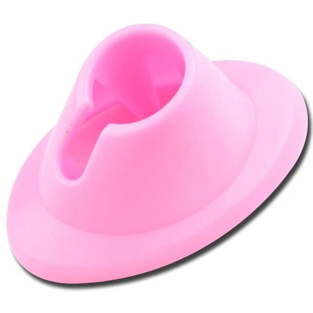 

Силиконовый держатель для лака для ногтей, подставка для бутылочки с лаком для дизайна ногтей, подставка для бутылки DIY для салона ногтей, инструменты для дизайна ногтей, аксессуары розовый