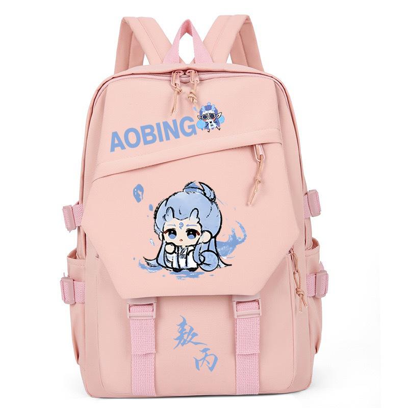 2025 High-value and large-capacity Aobing surrounding Nezha 2 printing leisure students to reduce the burden of schoolbags and backpacks
