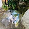 Ombrello Trasparente a Forma di C per Animali Domestici, Guinzaglio Regolabile per Passeggiate con il Cane nei Giorni di Pioggia Accessorio Ombrello per Cani