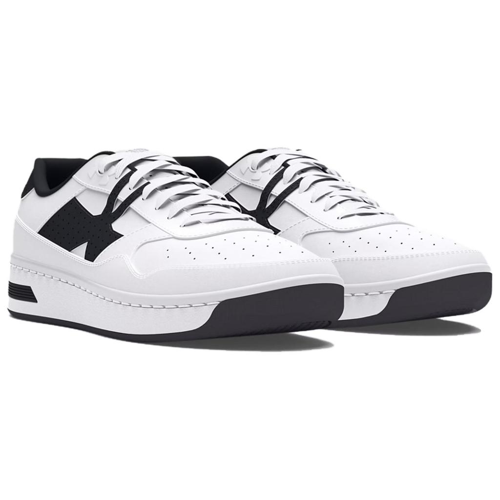 Under Armour Court 96 White Black Unisex Sneakers 3028633-101