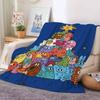 Fashion print N Nina D Dzyvulska Blanket For Sofa Office Bed Plane Travel Sleep Read Relax Camping Soft And Warm